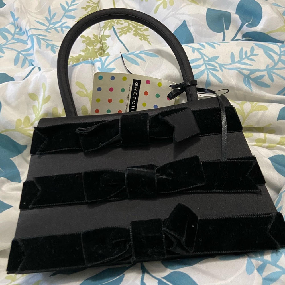 Gretchen Scott evening bag. Black. Brand new with tags
